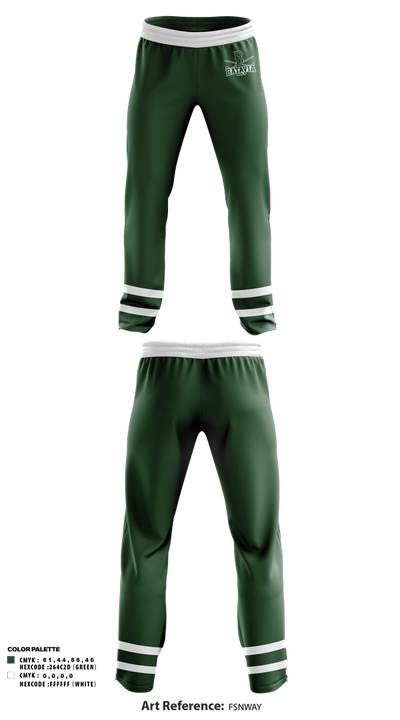 Batavia Boys Golf 2468118 Sweatpants - 1