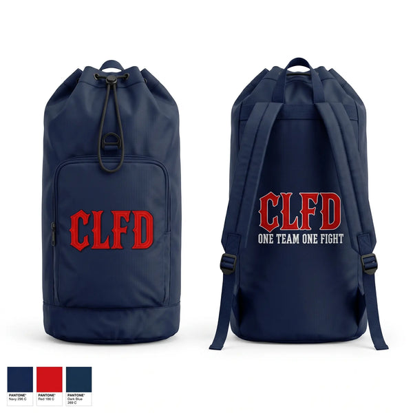 Gear Bag, CLFD, Fire Department, Teamtime, Team time, sublimation, custom sports apparel, team uniforms, spirit wear, spiritwear, sports uniforms, custom shirts, team store, custom team store, fundraiser sports, apparel fundraiser