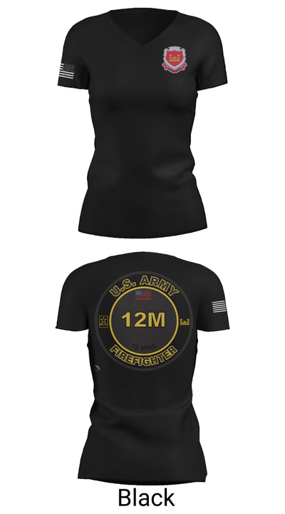 1153rd Firefighter Unit 94672135 Women's Short Sleeve V-neck Shirt - 27