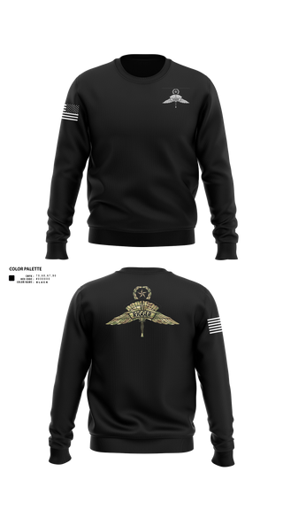Crew Neck Sweatshirt, Military Free fall school, Army, Teamtime, Team time, sublimation, custom sports apparel, team uniforms, spirit wear, spiritwear, sports uniforms, custom shirts, team store, custom team store, fundraiser sports, apparel fundraiser