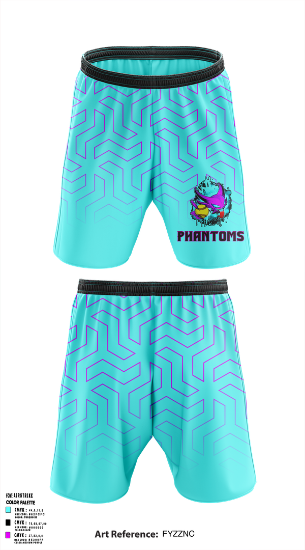 Athletic Shorts With Pockets, Phantoms, Baseball, Teamtime, Team time, sublimation, custom sports apparel, team uniforms, spirit wear, spiritwear, sports uniforms, custom shirts, team store, custom team store, fundraiser sports, apparel fundraiser