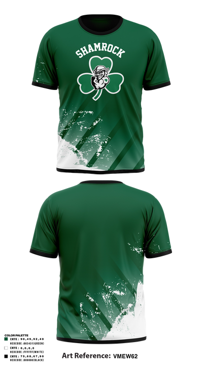 Shamrock Wrestling Club 93623299 Short Sleeve Performance Shirt - 11