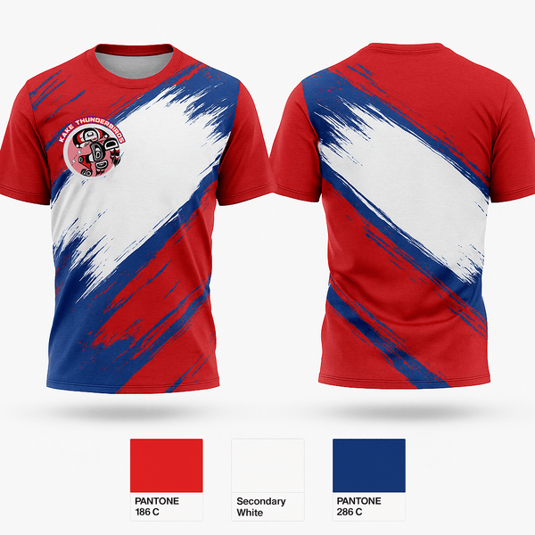 Short Sleeve Performance Shirt, Kake Thunderbirds Basketball, Men's Basketball, Teamtime, Team time, sublimation, custom sports apparel, team uniforms, spirit wear, spiritwear, sports uniforms, custom shirts, team store, custom team store, fundraiser sports, apparel fundraiser