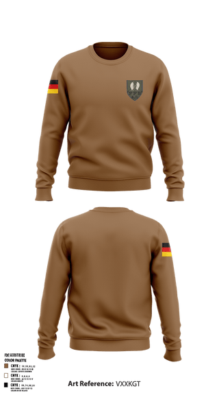 Crew Neck Sweatshirt, 4./PuPiBtl.1 FFB Zg., , Teamtime, Team time, sublimation, custom sports apparel, team uniforms, spirit wear, spiritwear, sports uniforms, custom shirts, team store, custom team store, fundraiser sports, apparel fundraiser