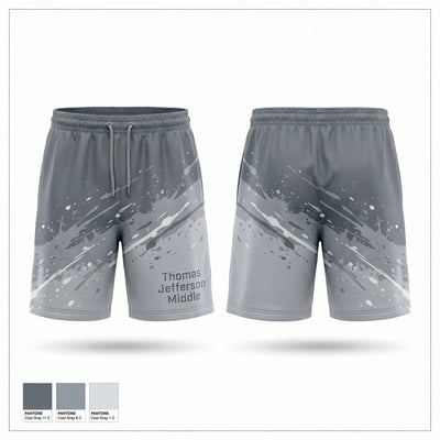 Thomas Jefferson Middle 45162196 Athletic Shorts With Pockets - 1
