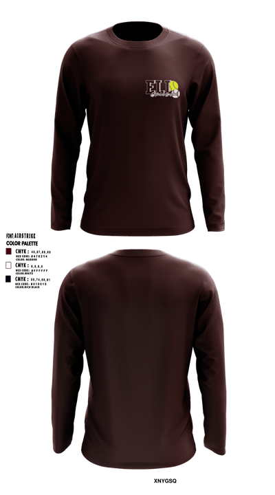 Elko Little League 7844714 Long Sleeve Performance Shirt 5