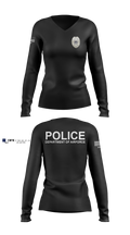 DEPARTMENT OF AIRFORCE Women's Long Sleeve V-neck Shirt - 9