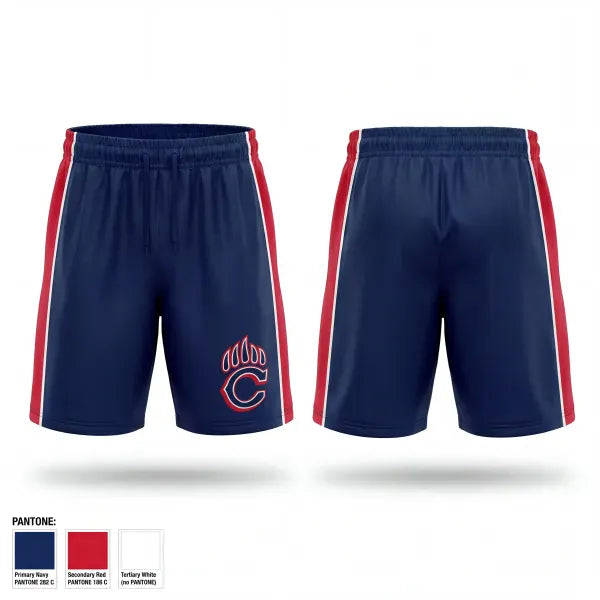 Athletic Shorts With Pockets, Badgers, Baseball, Teamtime, Team time, sublimation, custom sports apparel, team uniforms, spirit wear, spiritwear, sports uniforms, custom shirts, team store, custom team store, fundraiser sports, apparel fundraiser