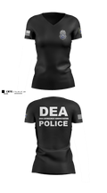 DEA DC 45 13947453 Women's Short Sleeve V-neck Shirt - 1