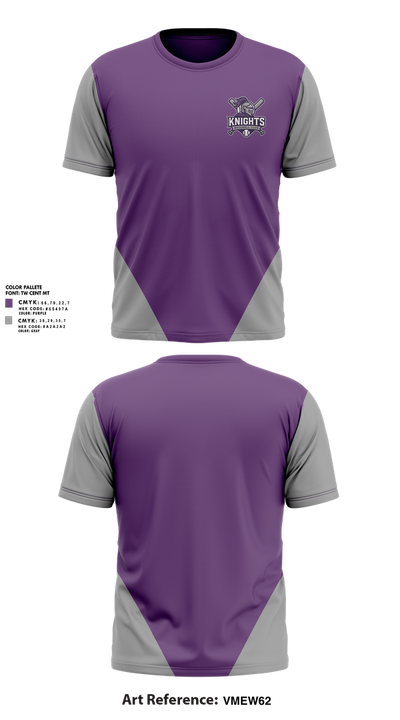 Knights Baseball Club 38430090 Short Sleeve Performance Shirt - 2