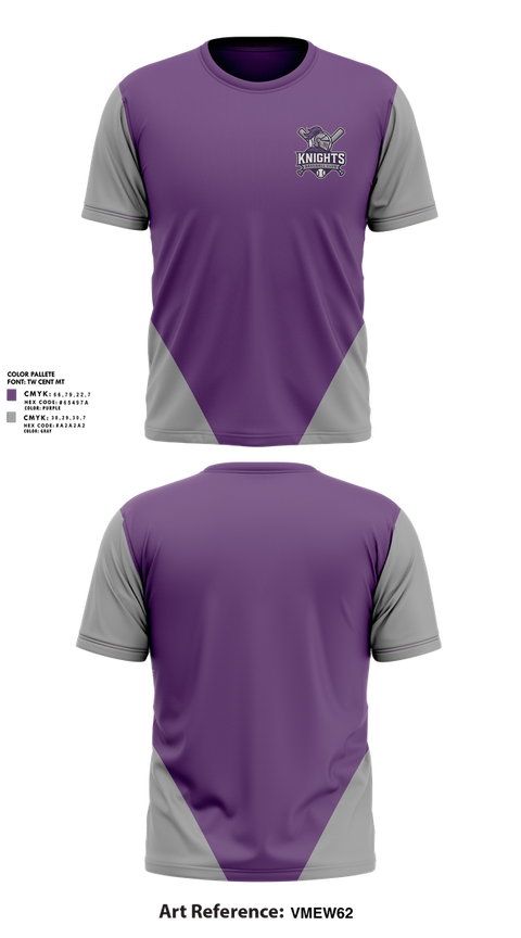Short Sleeve Performance Shirt, Knights Baseball Club, Baseball, Teamtime, Team time, sublimation, custom sports apparel, team uniforms, spirit wear, spiritwear, sports uniforms, custom shirts, team store, custom team store, fundraiser sports, apparel fundraiser