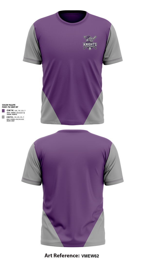 Short Sleeve Performance Shirt, Knights Baseball Club, Baseball, Teamtime, Team time, sublimation, custom sports apparel, team uniforms, spirit wear, spiritwear, sports uniforms, custom shirts, team store, custom team store, fundraiser sports, apparel fundraiser