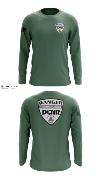 Long Sleeve Performance Shirt, DCNR Rangers, Police, Teamtime, Team time, sublimation, custom sports apparel, team uniforms, spirit wear, spiritwear, sports uniforms, custom shirts, team store, custom team store, fundraiser sports, apparel fundraiser