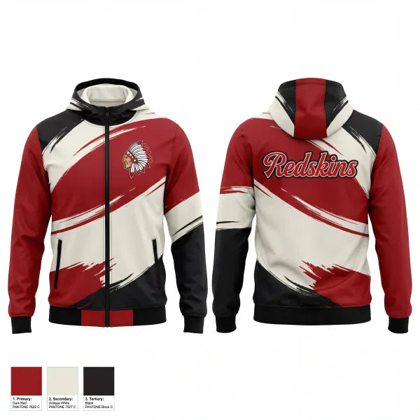 Windbreaker, Kingston Redskins, Baseball, Teamtime, Team time, sublimation, custom sports apparel, team uniforms, spirit wear, spiritwear, sports uniforms, custom shirts, team store, custom team store, fundraiser sports, apparel fundraiser