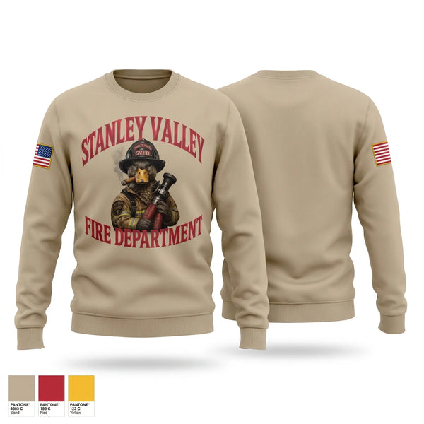 Crew Neck Sweatshirt, Jacob fields, Fire Department, Teamtime, Team time, sublimation, custom sports apparel, team uniforms, spirit wear, spiritwear, sports uniforms, custom shirts, team store, custom team store, fundraiser sports, apparel fundraiser
