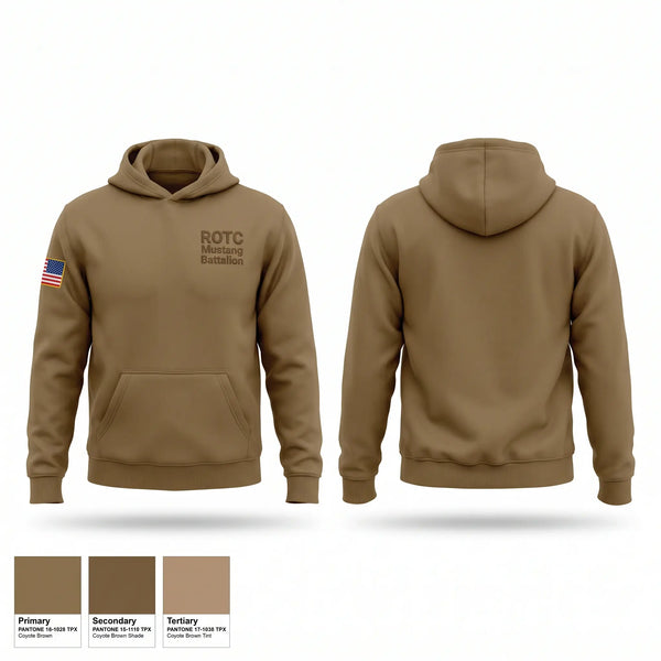 Hoodie, ROTC Mustang Battalion, Army, Teamtime, Team time, sublimation, custom sports apparel, team uniforms, spirit wear, spiritwear, sports uniforms, custom shirts, team store, custom team store, fundraiser sports, apparel fundraiser