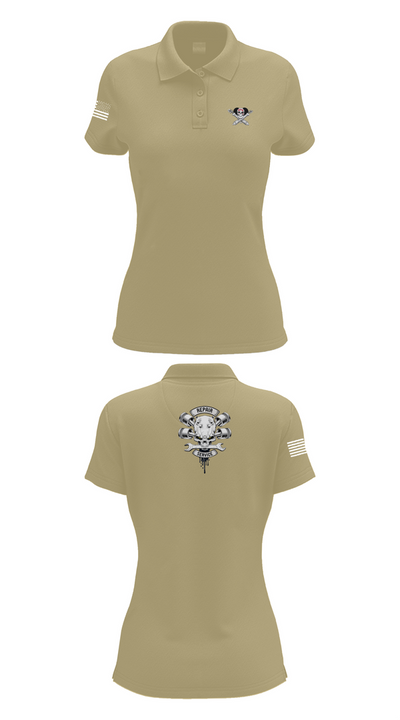 1-320th FAR FOX CO 66582202 Women's Short Sleeve Performance Polo  - 95