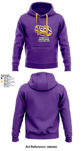 Hoodie, Tallassee High School Basketball, Women's Basketball, Teamtime, Team time, sublimation, custom sports apparel, team uniforms, spirit wear, spiritwear, sports uniforms, custom shirts, team store, custom team store, fundraiser sports, apparel fundraiser