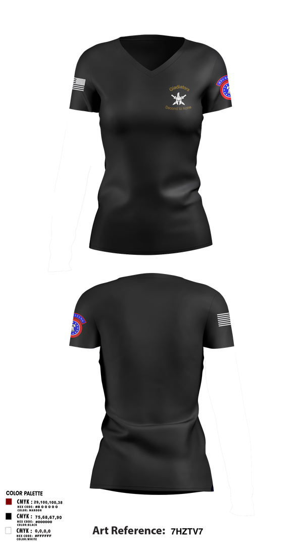 Womens Short Sleeve Vneck Shirt, 2ND MRBN, Army, Teamtime, Team time, sublimation, custom sports apparel, team uniforms, spirit wear, spiritwear, sports uniforms, custom shirts, team store, custom team store, fundraiser sports, apparel fundraiser