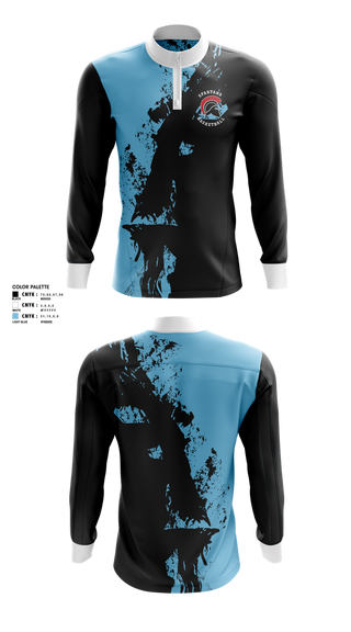 Quarter Zip Jacket, Spartans, Men's Basketball, Teamtime, Team time, sublimation, custom sports apparel, team uniforms, spirit wear, spiritwear, sports uniforms, custom shirts, team store, custom team store, fundraiser sports, apparel fundraiser