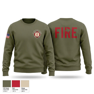 Crew Neck Sweatshirt, Joy VFD, Fire Department, Teamtime, Team time, sublimation, custom sports apparel, team uniforms, spirit wear, spiritwear, sports uniforms, custom shirts, team store, custom team store, fundraiser sports, apparel fundraiser