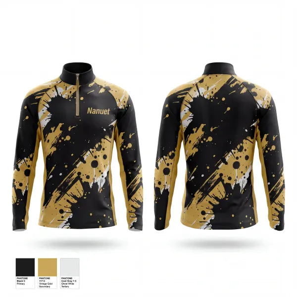 Quarter Zip Jacket, Nanuet, Baseball, Teamtime, Team time, sublimation, custom sports apparel, team uniforms, spirit wear, spiritwear, sports uniforms, custom shirts, team store, custom team store, fundraiser sports, apparel fundraiser