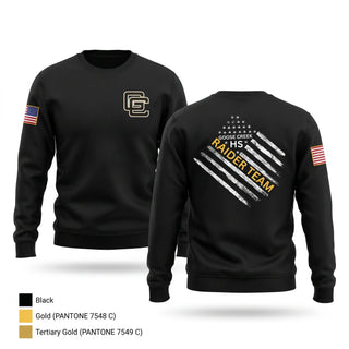 Crew Neck Sweatshirt, Goose Creek high school JROTC, Bowling, Teamtime, Team time, sublimation, custom sports apparel, team uniforms, spirit wear, spiritwear, sports uniforms, custom shirts, team store, custom team store, fundraiser sports, apparel fundraiser