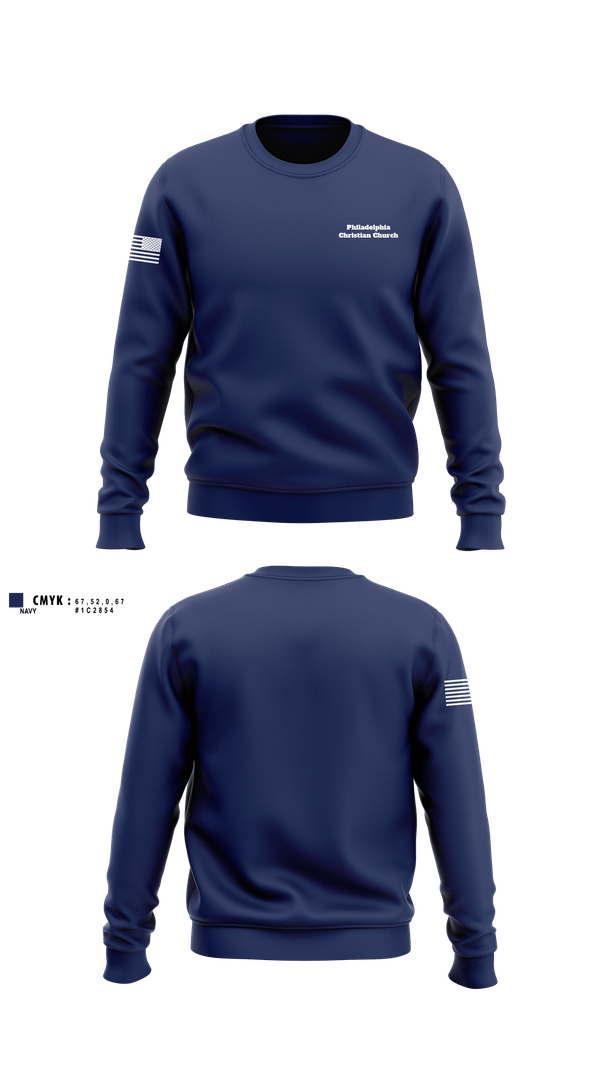 Crew Neck Sweatshirt, Philadelphia Christian Church, , Teamtime, Team time, sublimation, custom sports apparel, team uniforms, spirit wear, spiritwear, sports uniforms, custom shirts, team store, custom team store, fundraiser sports, apparel fundraiser