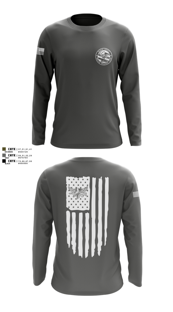Long Sleeve Performance Shirt, PCSO Black Knights, , Teamtime, Team time, sublimation, custom sports apparel, team uniforms, spirit wear, spiritwear, sports uniforms, custom shirts, team store, custom team store, fundraiser sports, apparel fundraiser