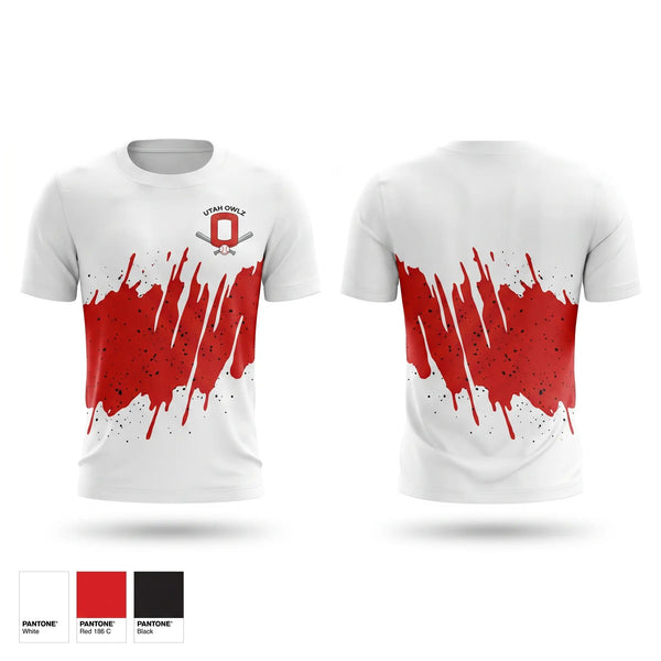Short Sleeve Performance Shirt, Utah Owlz, Baseball, Teamtime, Team time, sublimation, custom sports apparel, team uniforms, spirit wear, spiritwear, sports uniforms, custom shirts, team store, custom team store, fundraiser sports, apparel fundraiser