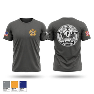 Old School Cotton Feel Shirt, Hidalgo County Sheriff’s Office SWAT, Police, Teamtime, Team time, sublimation, custom sports apparel, team uniforms, spirit wear, spiritwear, sports uniforms, custom shirts, team store, custom team store, fundraiser sports, apparel fundraiser