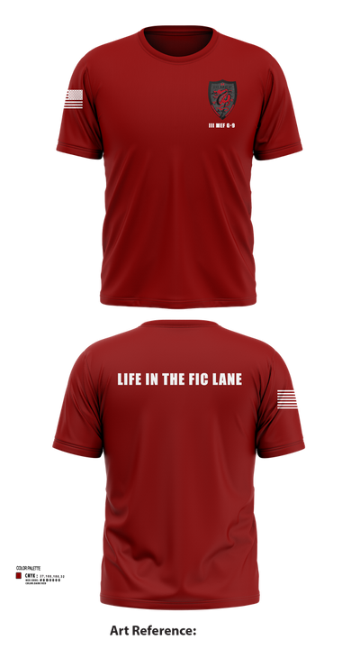 III MEF G-9 26975177 Short Sleeve Performance Shirt - 102