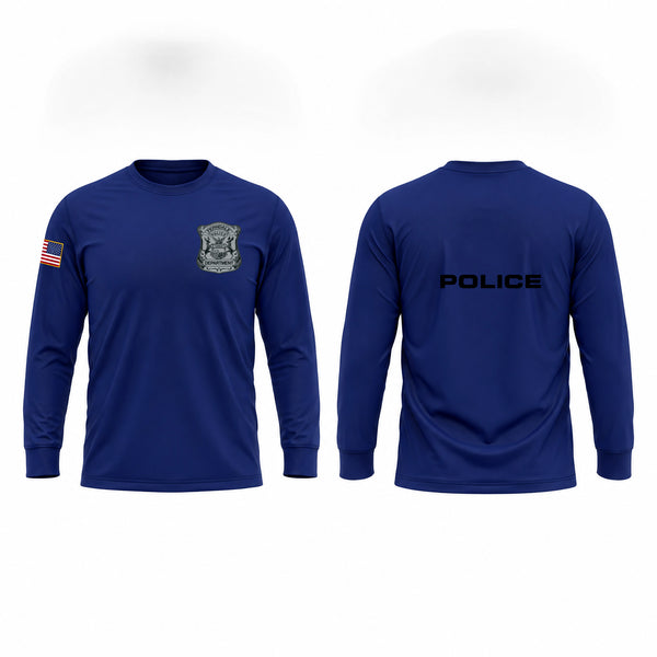 Long Sleeve Performance Shirt, Ferndale Police Department, Police, Teamtime, Team time, sublimation, custom sports apparel, team uniforms, spirit wear, spiritwear, sports uniforms, custom shirts, team store, custom team store, fundraiser sports, apparel fundraiser