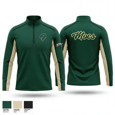 Jacksonville Athletic Academy College Moccasins 43447806 Quarter Zip Jacket - 1