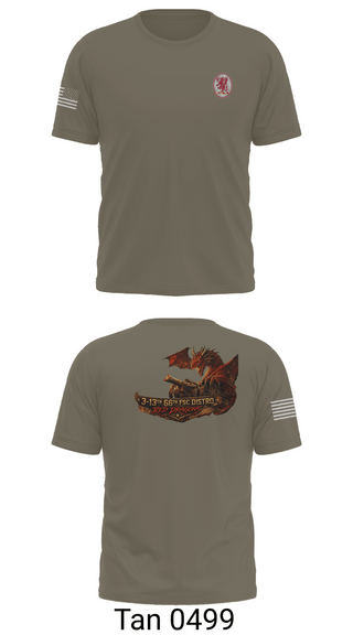 Old School Cotton Feel Shirt, 3-13th 66th FSC, Army, Teamtime, Team time, sublimation, custom sports apparel, team uniforms, spirit wear, spiritwear, sports uniforms, custom shirts, team store, custom team store, fundraiser sports, apparel fundraiser