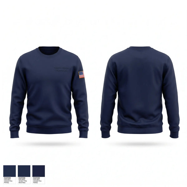 Crew Neck Sweatshirt, Selma Police Department, Police, Teamtime, Team time, sublimation, custom sports apparel, team uniforms, spirit wear, spiritwear, sports uniforms, custom shirts, team store, custom team store, fundraiser sports, apparel fundraiser