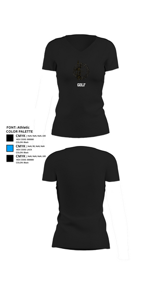 Womens Short Sleeve Vneck Shirt, GOLF, , Teamtime, Team time, sublimation, custom sports apparel, team uniforms, spirit wear, spiritwear, sports uniforms, custom shirts, team store, custom team store, fundraiser sports, apparel fundraiser