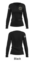 Greenbrier Police Department 4661204 Women's Long Sleeve V-neck Shirt - 23