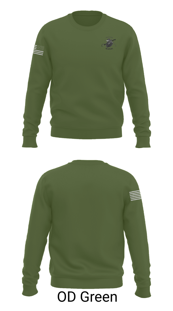 Crew Neck Sweatshirt, 984 MP CO 2nd Platoon, , Teamtime, Team time, sublimation, custom sports apparel, team uniforms, spirit wear, spiritwear, sports uniforms, custom shirts, team store, custom team store, fundraiser sports, apparel fundraiser