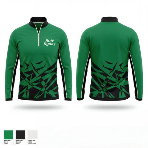 Quarter Zip Jacket, Ruff Rydaz, Softball, Teamtime, Team time, sublimation, custom sports apparel, team uniforms, spirit wear, spiritwear, sports uniforms, custom shirts, team store, custom team store, fundraiser sports, apparel fundraiser