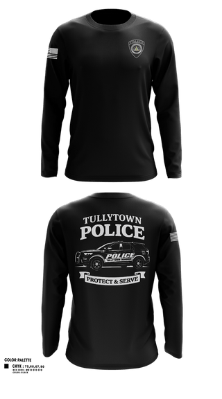 Long Sleeve Performance Shirt, Tullytown Police, Police, Teamtime, Team time, sublimation, custom sports apparel, team uniforms, spirit wear, spiritwear, sports uniforms, custom shirts, team store, custom team store, fundraiser sports, apparel fundraiser