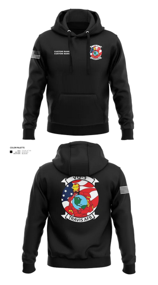 Hoodie, VQ3 Det Travis, , Teamtime, Team time, sublimation, custom sports apparel, team uniforms, spirit wear, spiritwear, sports uniforms, custom shirts, team store, custom team store, fundraiser sports, apparel fundraiser