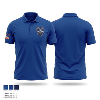 Short Sleeve Performance Polo, UWPD, Police, Teamtime, Team time, sublimation, custom sports apparel, team uniforms, spirit wear, spiritwear, sports uniforms, custom shirts, team store, custom team store, fundraiser sports, apparel fundraiser