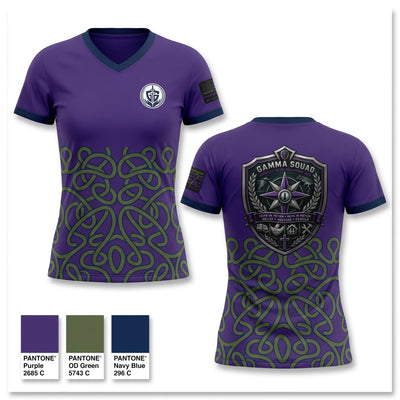 Guardians Grace Women's Short Sleeve V-neck Shirt - 1