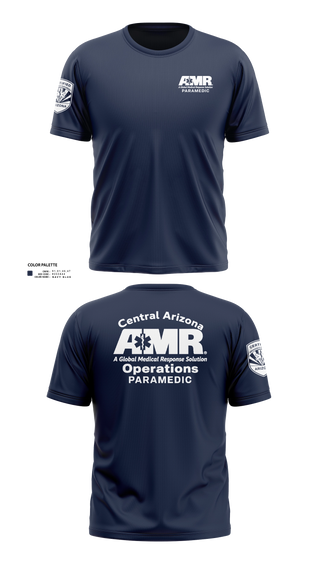 Old School Cotton Feel Shirt, AMR  Central Arizona Operations, EMS/EMT, Teamtime, Team time, sublimation, custom sports apparel, team uniforms, spirit wear, spiritwear, sports uniforms, custom shirts, team store, custom team store, fundraiser sports, apparel fundraiser
