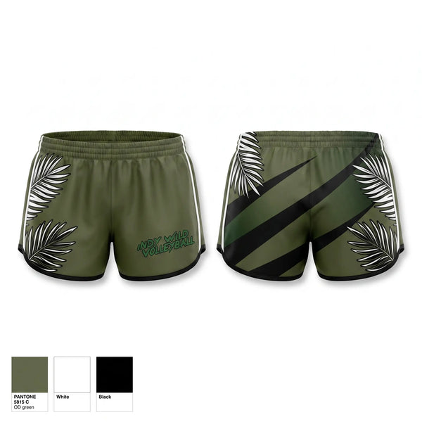 Womens Shorts, Indy Wild, Men's Volleyball, Teamtime, Team time, sublimation, custom sports apparel, team uniforms, spirit wear, spiritwear, sports uniforms, custom shirts, team store, custom team store, fundraiser sports, apparel fundraiser