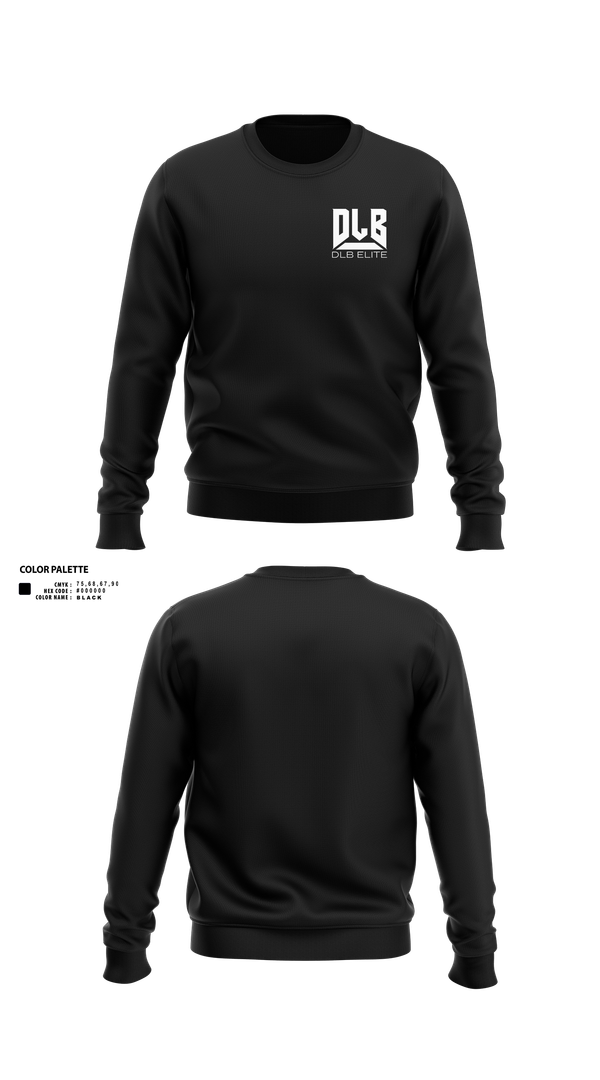 Crew Neck Sweatshirt, DLB Elite, , Teamtime, Team time, sublimation, custom sports apparel, team uniforms, spirit wear, spiritwear, sports uniforms, custom shirts, team store, custom team store, fundraiser sports, apparel fundraiser