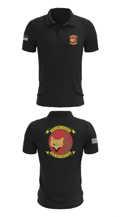 Headquarters & Headquarters Squadron 11394515 Short Sleeve Performance Polo - 27