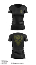 SWAT 37842893 Women's Short Sleeve V-neck Shirt - 6