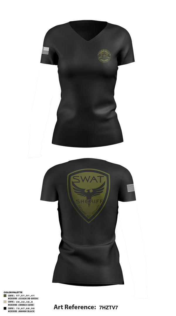 Womens Short Sleeve Vneck Shirt, , Police, Teamtime, Team time, sublimation, custom sports apparel, team uniforms, spirit wear, spiritwear, sports uniforms, custom shirts, team store, custom team store, fundraiser sports, apparel fundraiser